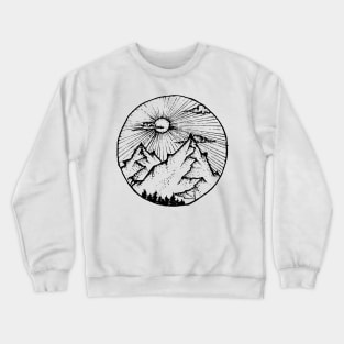 Mountain top Crewneck Sweatshirt